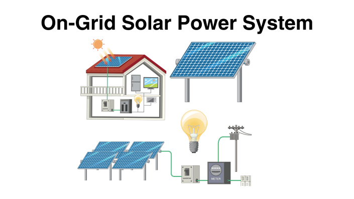 دیاگرام سیستم خورشیدی متصل به شبکه خانگی